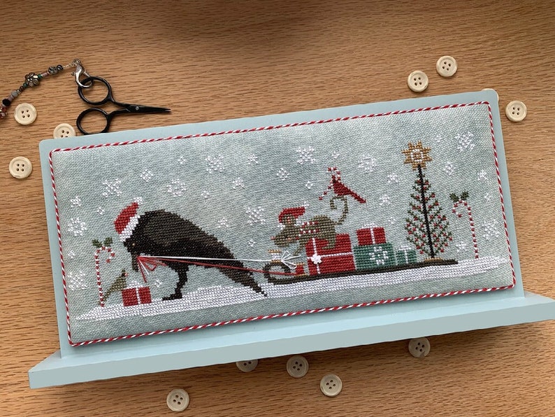 NEW 2024 Needlework Marketplace ~ Stitches by Ethel ~  Christmas Delivery Cross Stitch Pattern - Christmas Cross Stitch ~ Anabella's
