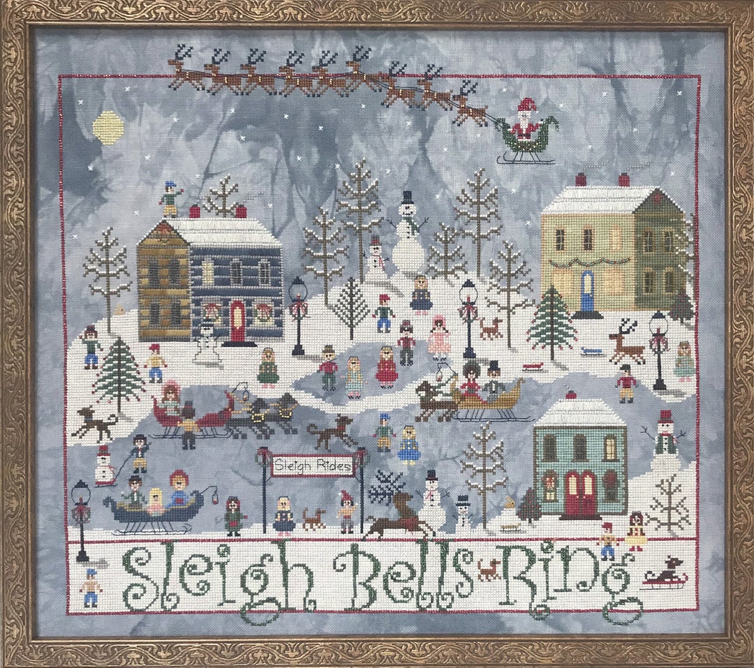 2024 Nashville Needlework Market Praiseworthy Stitches Sleigh Ride
