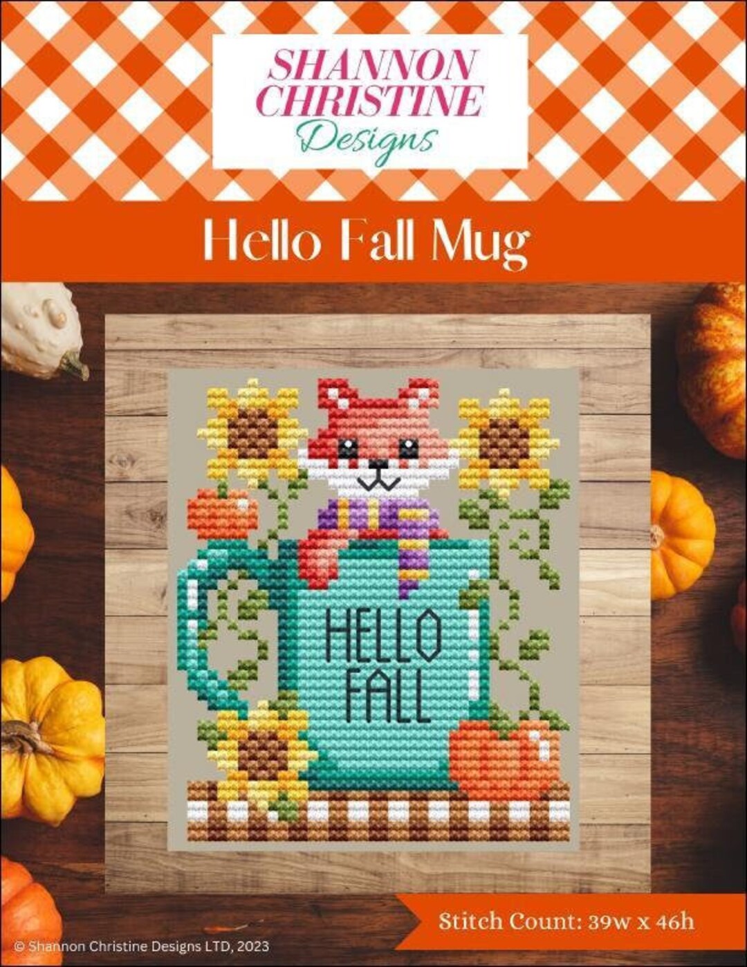 Shannon Christine HELLO FALL MUG Cross Stitch Pattern ~ Shannon ...