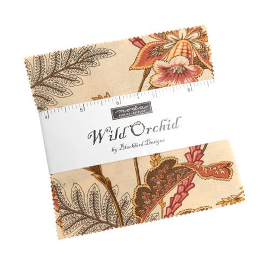 Blackbird Designs ~ Wild Orchid Charm Pack ~ Wild Orchid Fabric