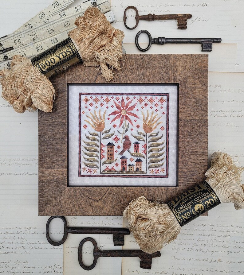 Hello From Liz Mathews BITTERSWEET VILLAGE Cross Stitch | Etsy