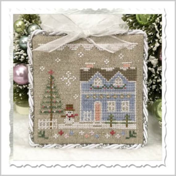 Cross Stitch Pattern Country Cottage Needleworks Glitter House 7 Glitter Village Series
