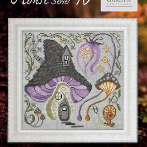 Cottage Garden Samplings  Fabulous House Series Chart #10 FAIRY HOUSE ~ Cross Stitch Pattern - New Cross  Stitch Pattern
