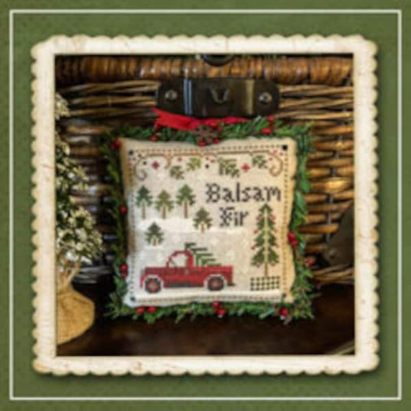 Little House Needleworks Jack Frost's Tree Farm Cross Stitch Pattern | BALSAM FIR #4