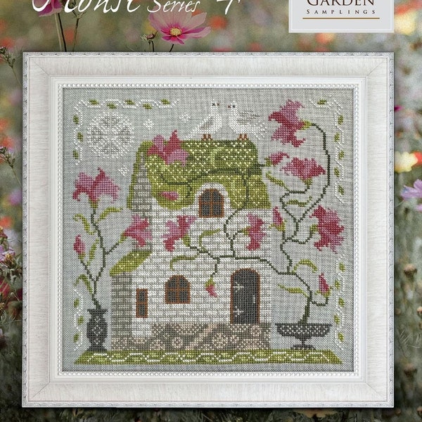 Cottage Garden Samplings  Fabulous House Series Chart #4 THE COTTAGE ~ Cross Stitch Pattern - New Cross  Stitch Pattern