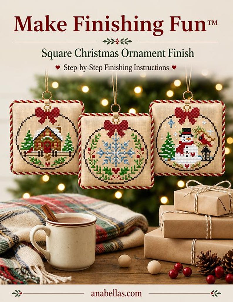 Home For The Holidays™ – Christmas Keepsakes™ Cross Stitch Chart Collection – Set of 3 - Christmas Cross Stitch - Counted Cross Stitch