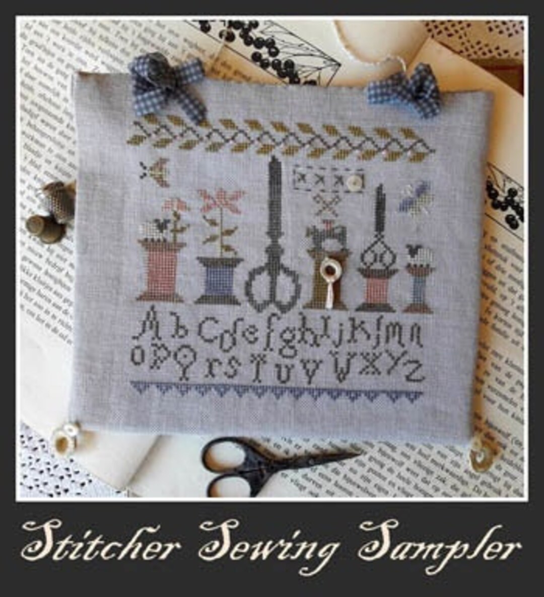 Nikyscreations Stitcher Sewing Sampler Cross Stitch Pattern Etsy