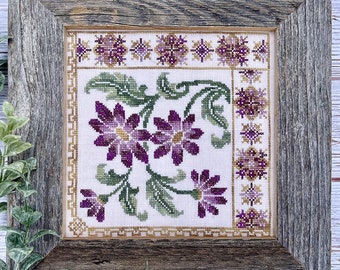 2024 Nashville Needlework Market - Jan Hicks Creates Florigraphica 2 - African Daisy Cross Stitch Chart -~ Anabella's