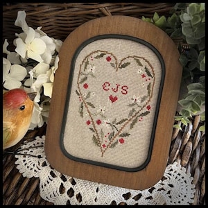 NEW! Little House Needleworks ~ Always in My Heart Cross Stitch pattern ~ Little House Needleworks Cross Stitch ~ Anabella&#39;s