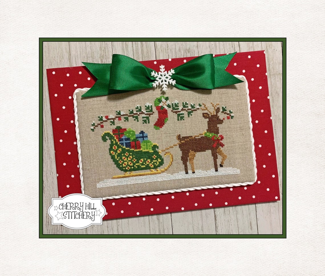 Cherry Hill Stitchery JINGLE All the WAY PDF Cross Stitch Etsy