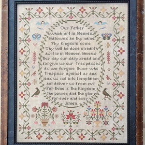 2023 Nashville Needlework Market ~ Lila's Studio The Lord's Prayer Cross Stitch Pattern ~  Nashville Market