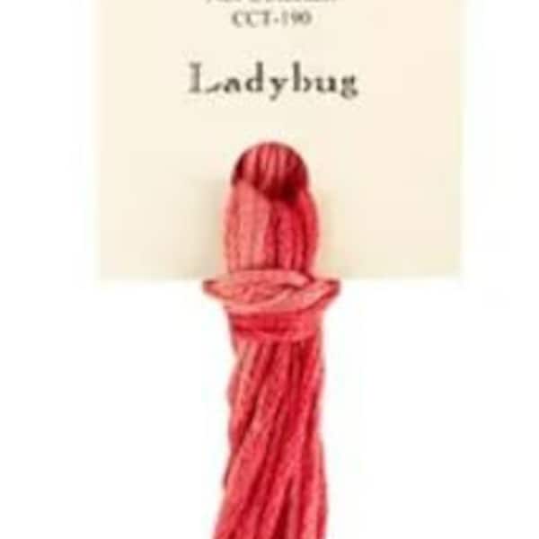 Classic Colorworks LADYBUG CCT-190  Cross Stitch Floss ~  Embroidery Floss
