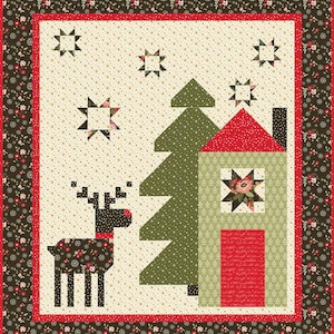 NEW! Sandy Gervais At The Ready Quilt Pattern ~ Sandy Gervais Fabric ~ Riley Blake Designs ~ Anabella&#39;s - Christmas Quilt Pattern