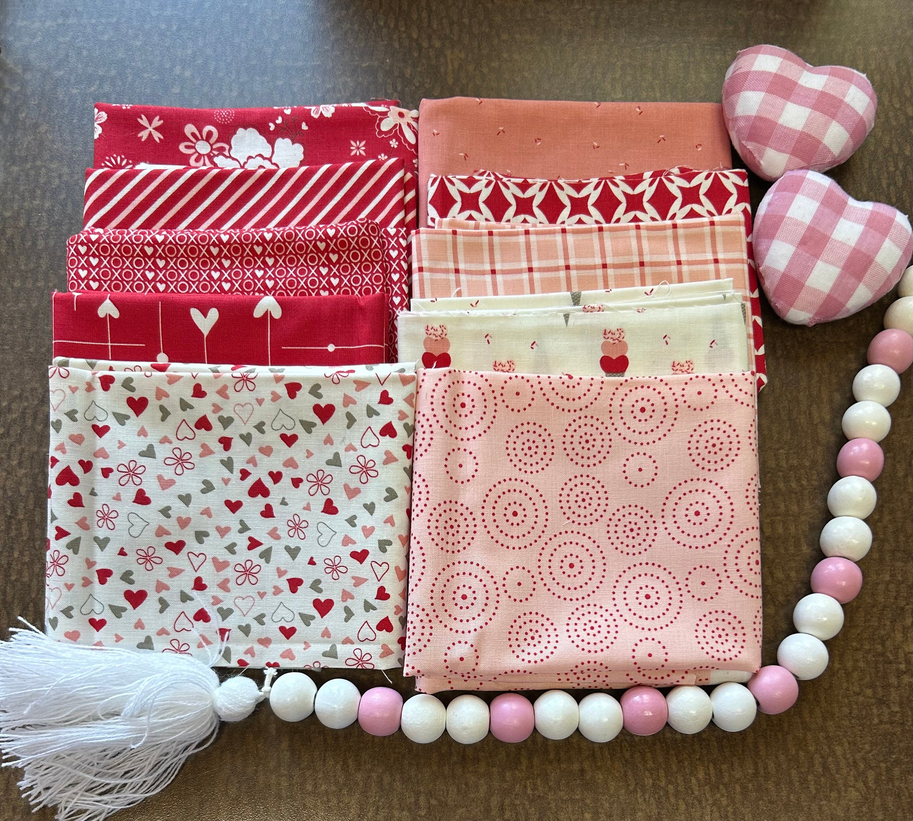 Celebrate with Hershey Valentine's Day Fat Quarter Bundle - 18 Pieces - The  Kloth Studio