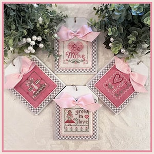 Little House Needleworks LOVEABLE PETITES - New Cross Stitch ~ Cross Stitch Petites Series ~ Little House Needleworks Cross Stitch