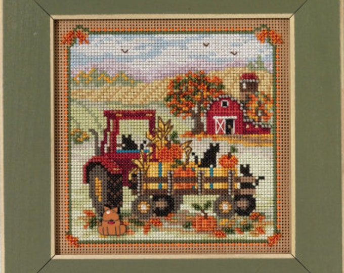 Mill Hill Kit HAYRIDE 2023 Cross Stitch Kit Mill Hill Autumn Cross