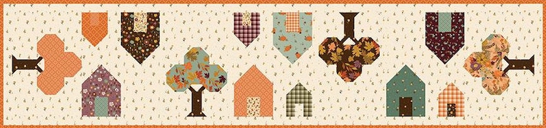 Sandy Gervais Shades of Autumn Table Runner Pattern ~ Sandy Gervais ...