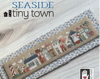 Heart In Hand ~ SEASIDE Tiny Town Cross Stitch Chart  - Summer Cross Stitch - Tiny Town Cross Stitch