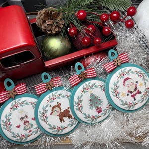 NEW! Anabella's Needleart ~ Mini Motifs Christmas  Cross Stitch Booklet ~ Set of 11  ~ Anabella's  Cross Stitch ~ Christmas Cross Stitch