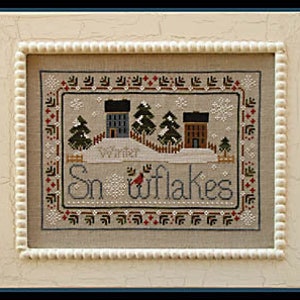 Little House Needleworks Snowflakes Cross Stitch Patterns - Winter Cross Stitch ~Anabella's Cross Stitch