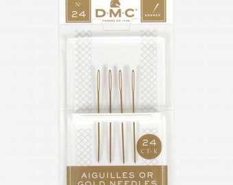 DMC GOLD TAPESTRY Needles Size 24