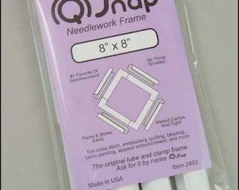 Q SNAP 8" x 8" NEEDLEWORK FRAME - Cross Stitch Frame