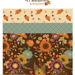 Awe of Autumn Pressed Leaves Quilt Kit ~ Sandy Gervais Fabric ~ Riley ...