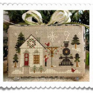 Little House Needleworks Cross Stitch Pattern Hometown Holiday MAIN STREET STATION - #2