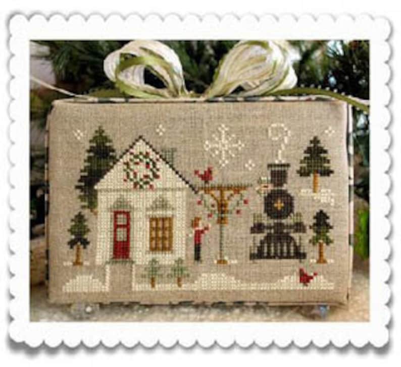 Little House Needleworks Cross Stitch Pattern Hometown Holiday Etsy