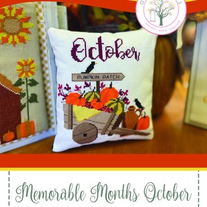 PDF Anabella's Needleart Memorabele maanden OKTOBER Kruissteekpatroon ~ herfstkruissteek ~ nieuwe kruissteekkaart pdf