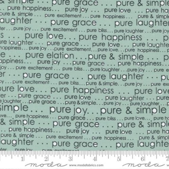 Vintage: Pure And Simple in Aqua Vintage: Pure And Simple in Aqua