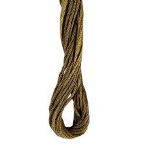 May include: A spool of brown embroidery floss.