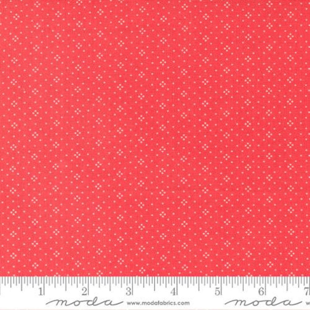 Moda ~ Fig Tree & Co - Jelly and Jam Eyelet Strawberry ~ Fabric by the ...