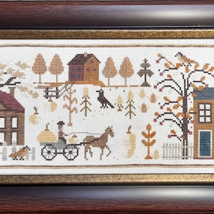 Samplers Primitives GATHER ~ PDF Cross Stitch Pattern ~ Samplers Primitives Cross Stitch Patterns ~ Instant Download