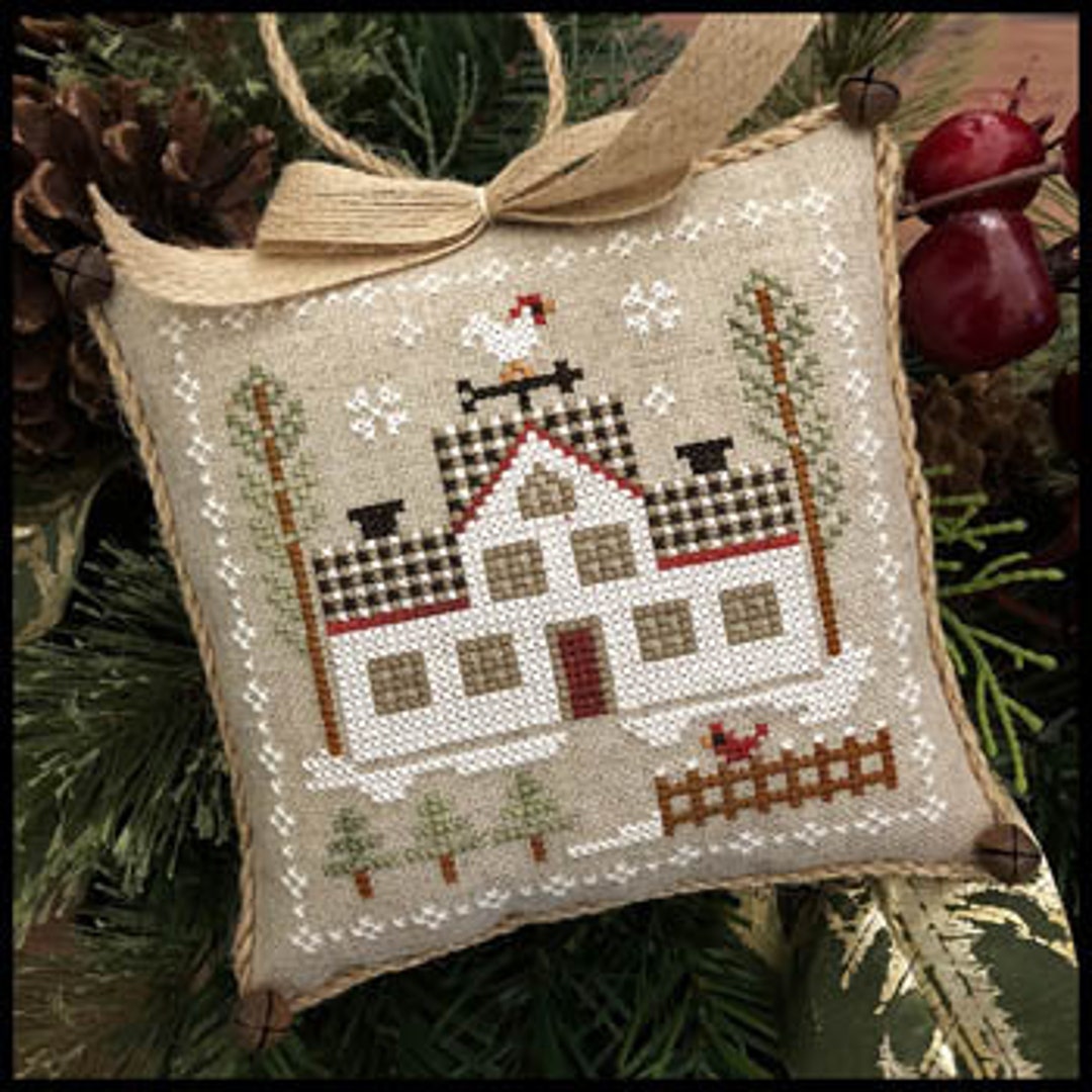 Little House Needleworks Farmhouse Christmas Cross Stitch Pattern  