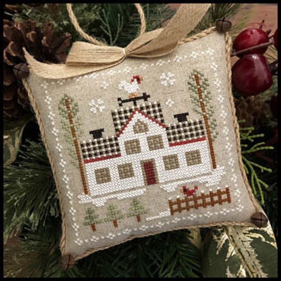 Little House Needleworks Farmhouse Christmas Cross Stitch Pattern