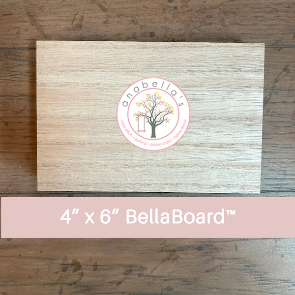 Anabella's Needleart BELLABOARDS™ 4" x 6" - 13 ASSORTED Colors ~ Cross Stitch Wood Backing ~ Wood Cross Stitch Block ~ Finished Wood Block