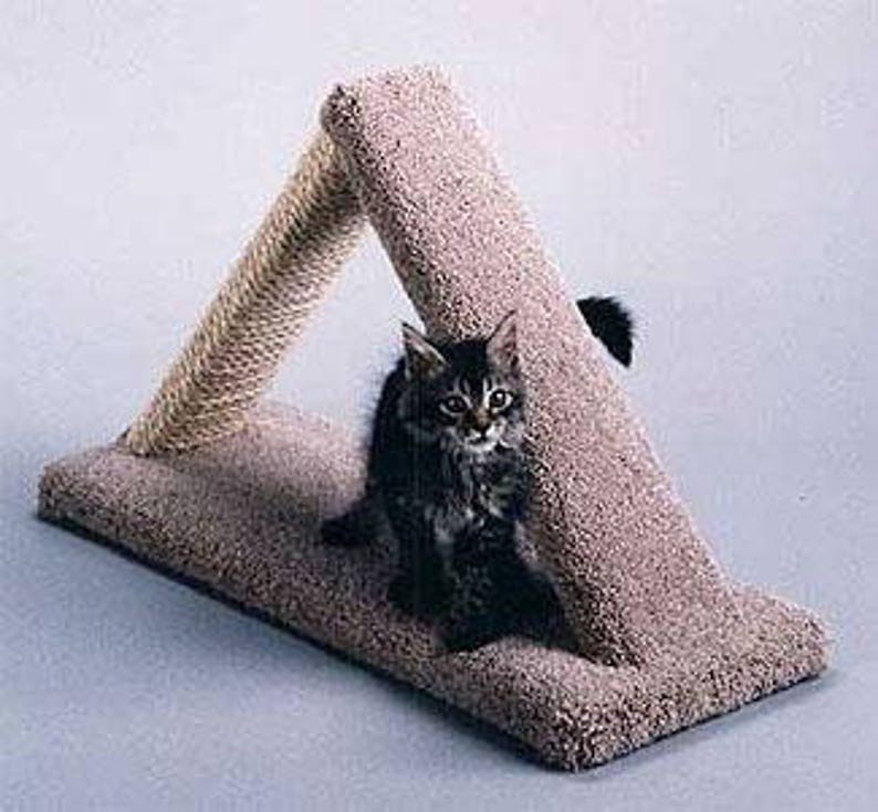 Cat Scratch Triangle Etsy