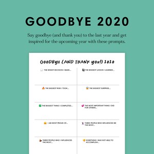 Goal-Setting PDF | Year in Review | Printable Planner | 2020 Goal Planner | Annual Review | Goal Action Plan | Goal Journal | Goals Tracker
