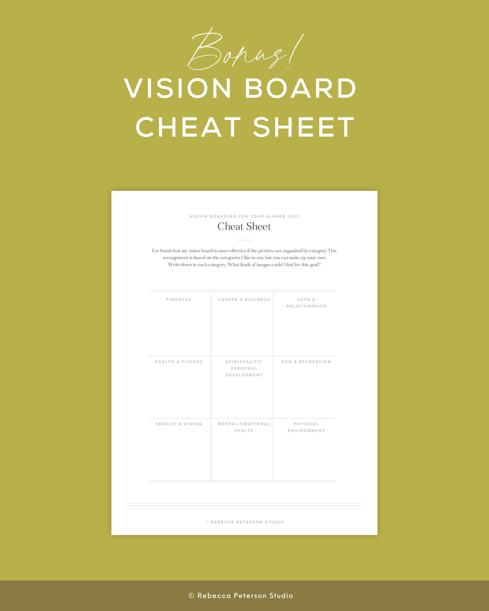 Vision Boarding Guide — Digital Planner, Vision Board Template, Vision ...