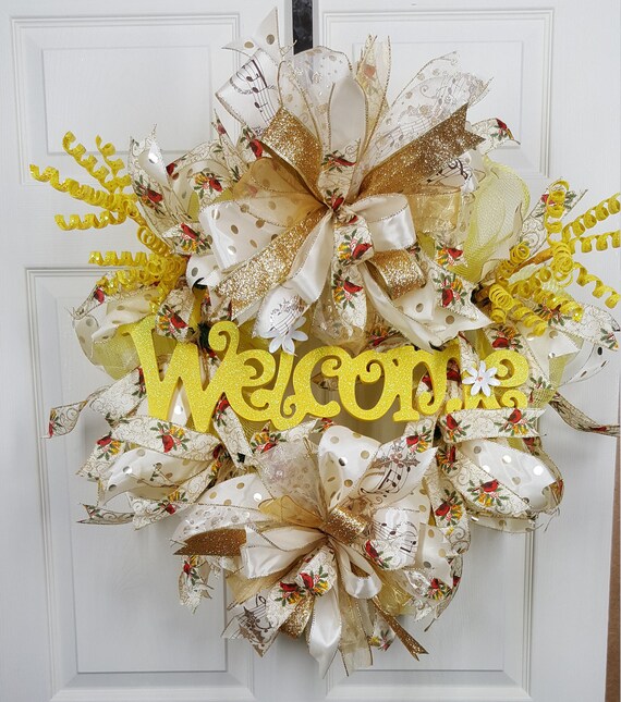 Welcome Wreath, Welcome door Decor, Welcome decoration, Welcome door Wreath, Welcome door hanger