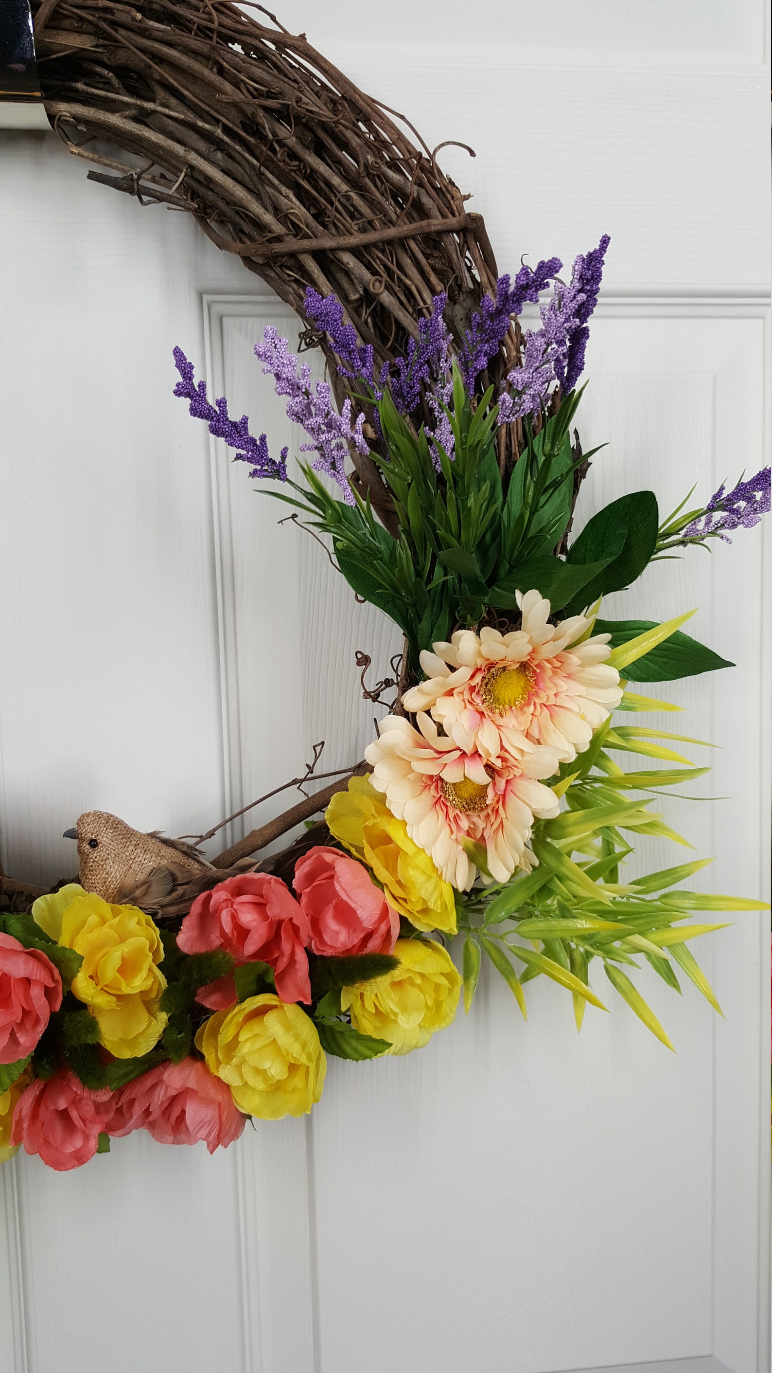 Grapevine Floral Grapevine Wreath Grapevine Floral Wreath Etsy