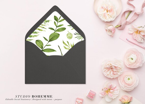 Printable Envelope Liner Envelope Liners Envelope Liner | Etsy