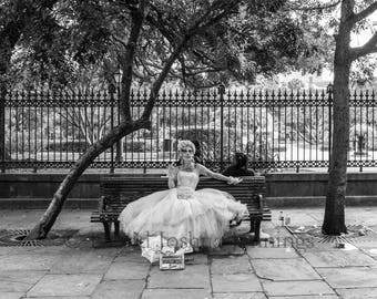 Southern, Dead, and Lovely - Jackson Square - New Orleans 2016 - Fine Art Photograph - Street Photo - Black and White - Fine Art Print