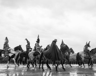 Mardi Grasing Through the Rain - Mermentau, Louisiana 2024 - Courir de Mardi Gras - Chicken Run  - Horses - Cajun Culture & Traditions