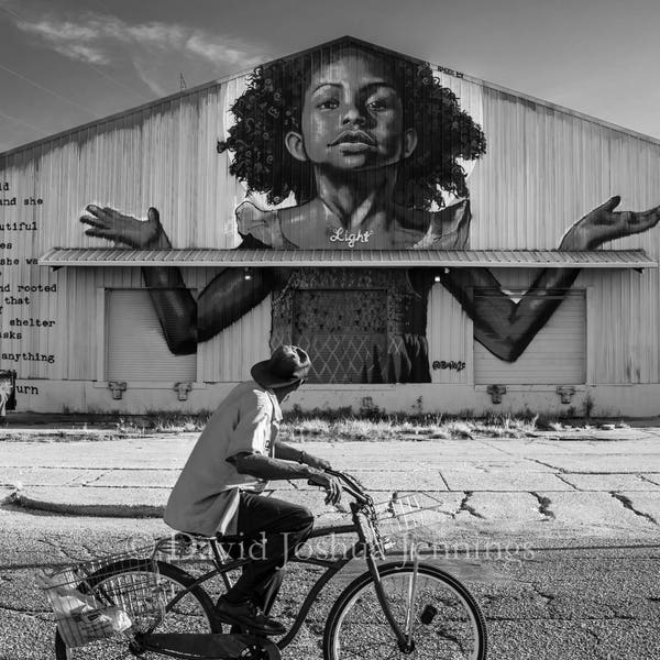 A Light in the Bywater - New Orleans 2016 - Fine Art Photograph - Street Photography - Black and White - Fine Art Print - Bywater