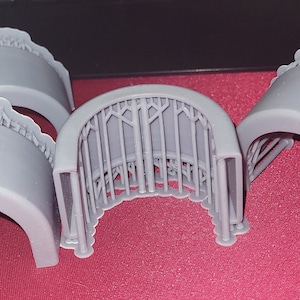 Semi-Fender style E scale model parts