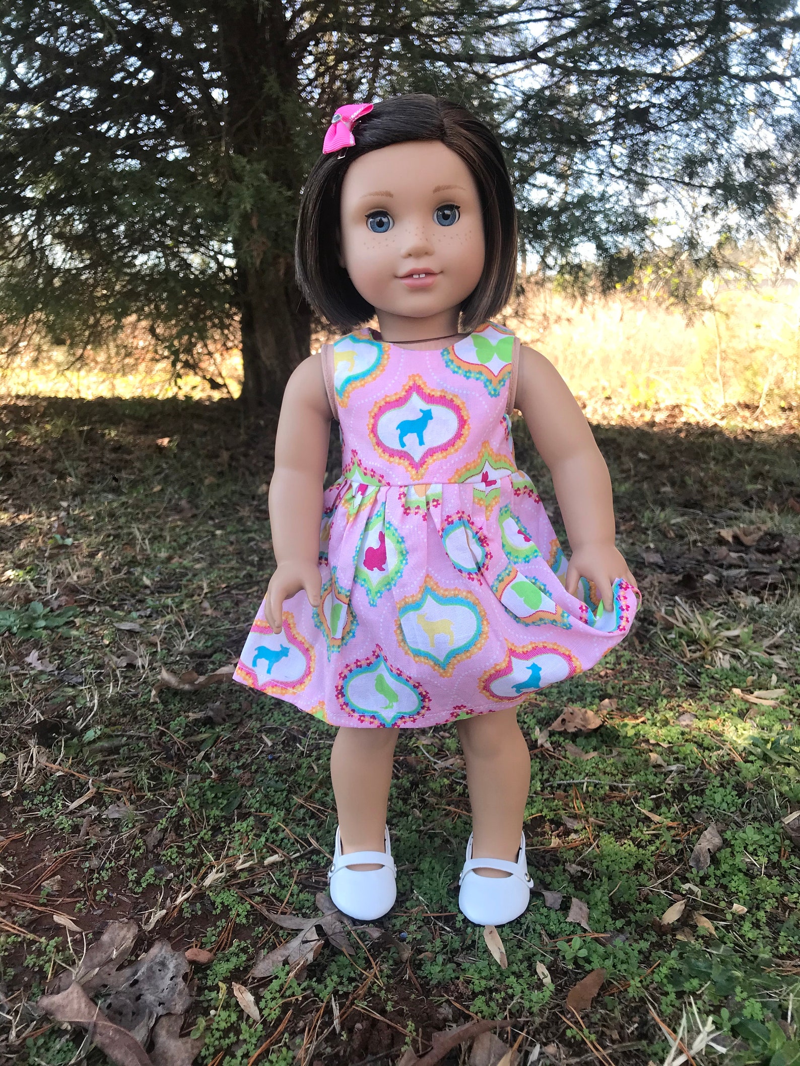 American Girl Doll Easter Dress Etsy