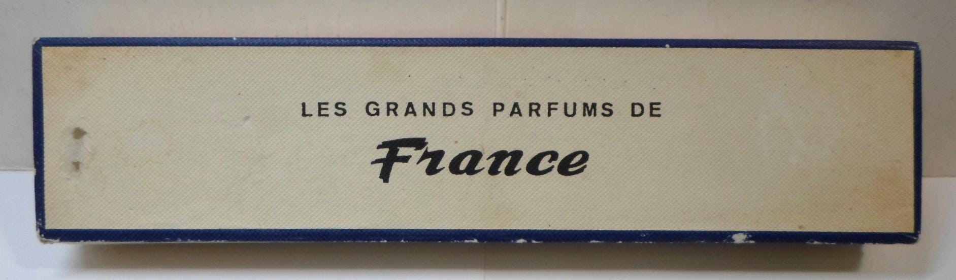 Vintage LES GRANDS PARFUMS De France 10 Bottle Perfume Set Empty