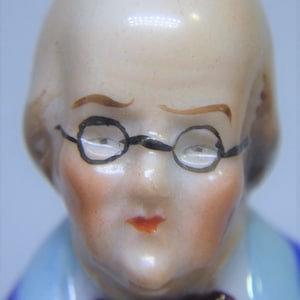 Antique Dickens MR. PICKWICK FIGURINE Hand Painted Porcelain 4.25&quot; Tall German?